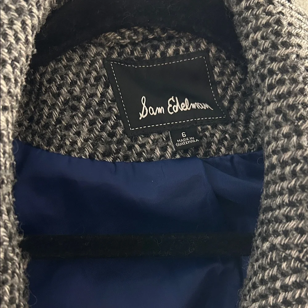Sam Edelman Grey Wool Wrap Trench Coat